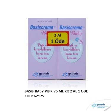 BASISCREME BABY PISIK 75 ML KR 2 AL 1 ODE