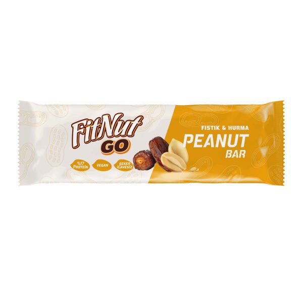 Fitnut Peanut Bar Yer Fıstığı Hurma 30 gr - 24 Adet