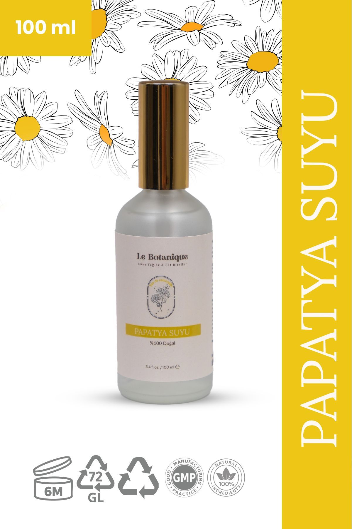 Le Botaniqe Papatya Suyu Sprey 100 ml
