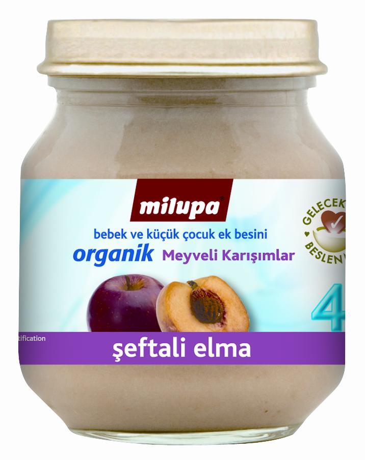 MILUPA ORG SEFTALI ELMA 125GR