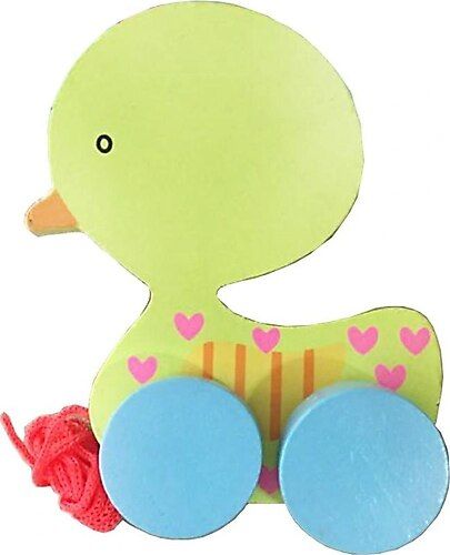 Hamaha Wooden Toys 4 Tekerlekli Civciv Hmh-819T