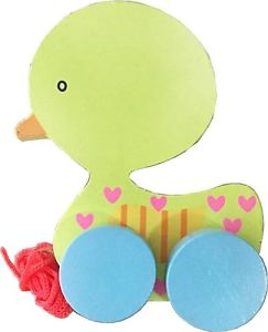 Hamaha Wooden Toys 4 Tekerlekli Civciv Hmh-819T