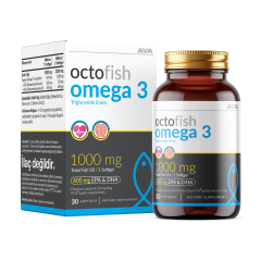 Octofish Omega-3 İçeren Takviye Edici Gıda 30 Softjel
