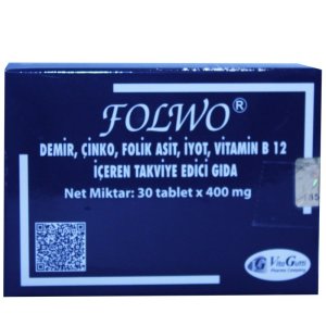 Folwo Folik Asit 30 Tablet 400mg