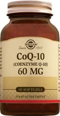 Solgar Coq-10 Coenzyme Q10 60 Mg 30 Kapsül