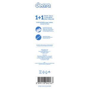 Denta Hassas Dişler İçin İnceltilmiş Kıl Uçları 1+1 Yumuşak