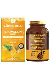 Zühre Ana Bromelain Quercetin Krom Pikolinat ve C Vitamini 1250 mg 60 Tablet