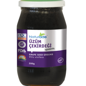 NATURADE Öğütülmüş Üzüm Çekirdeği 200 gr