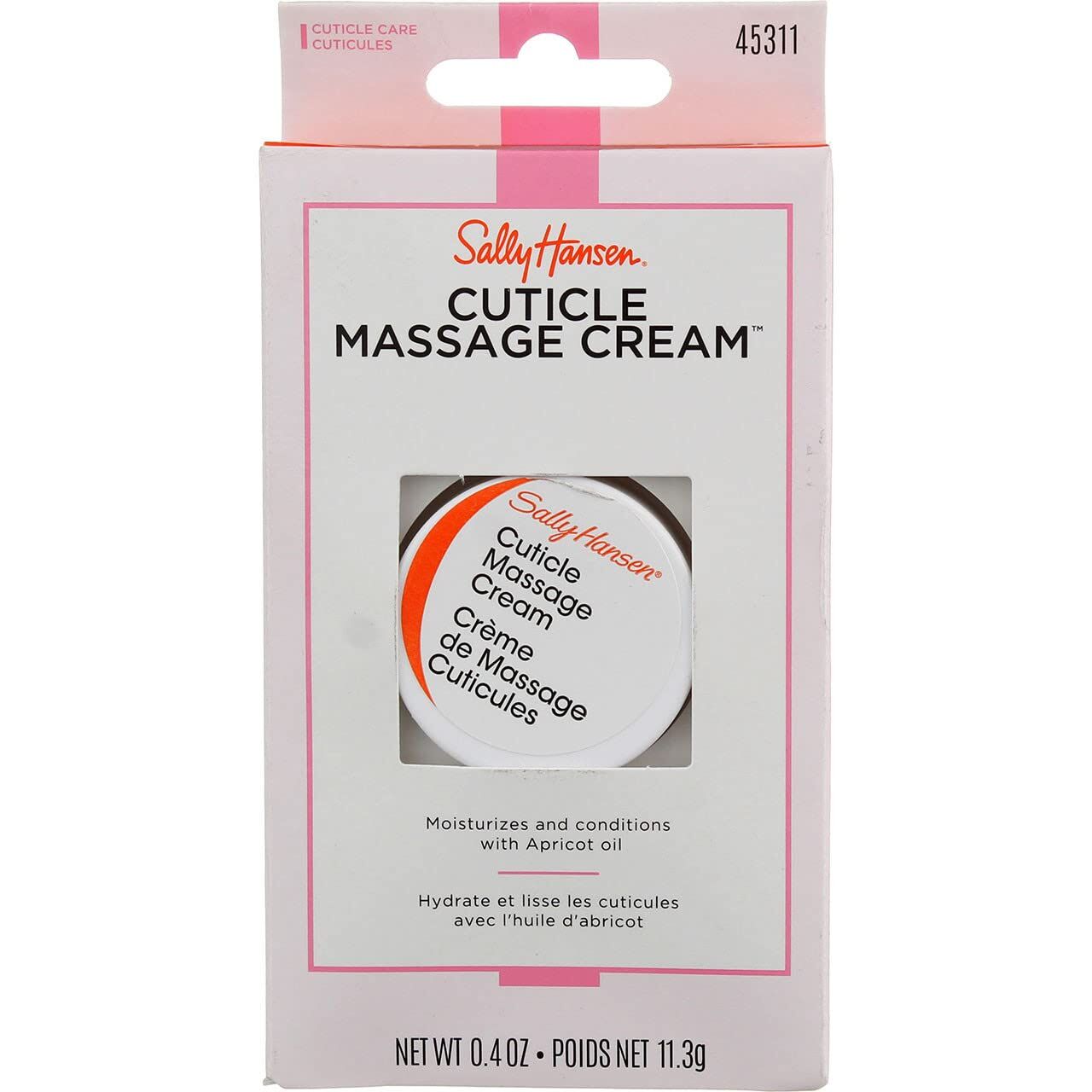 Sally Hansen Cuticle Massage Cream 0.4 Ounce 12 ml