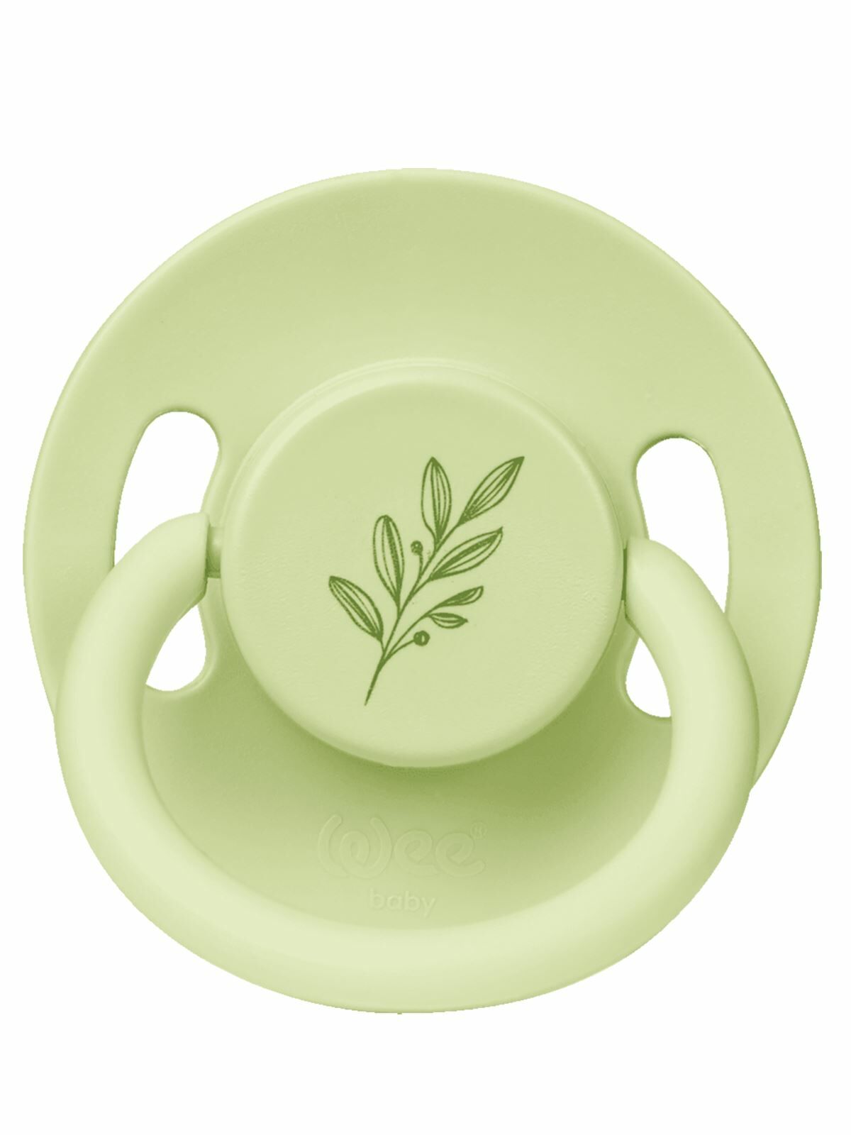 Wee Baby Pure Kauçuk Uçlu Emzik No: 2 - Yeşil