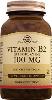 Solgar Vitamin B 2 (Riboflavin) 100 Mg 100 Kapsül