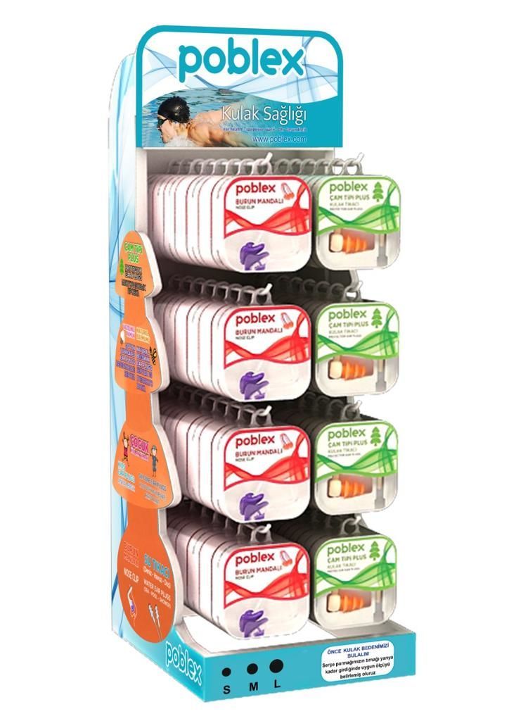 Poblex Kulak Tıkacı 64'lu Stand