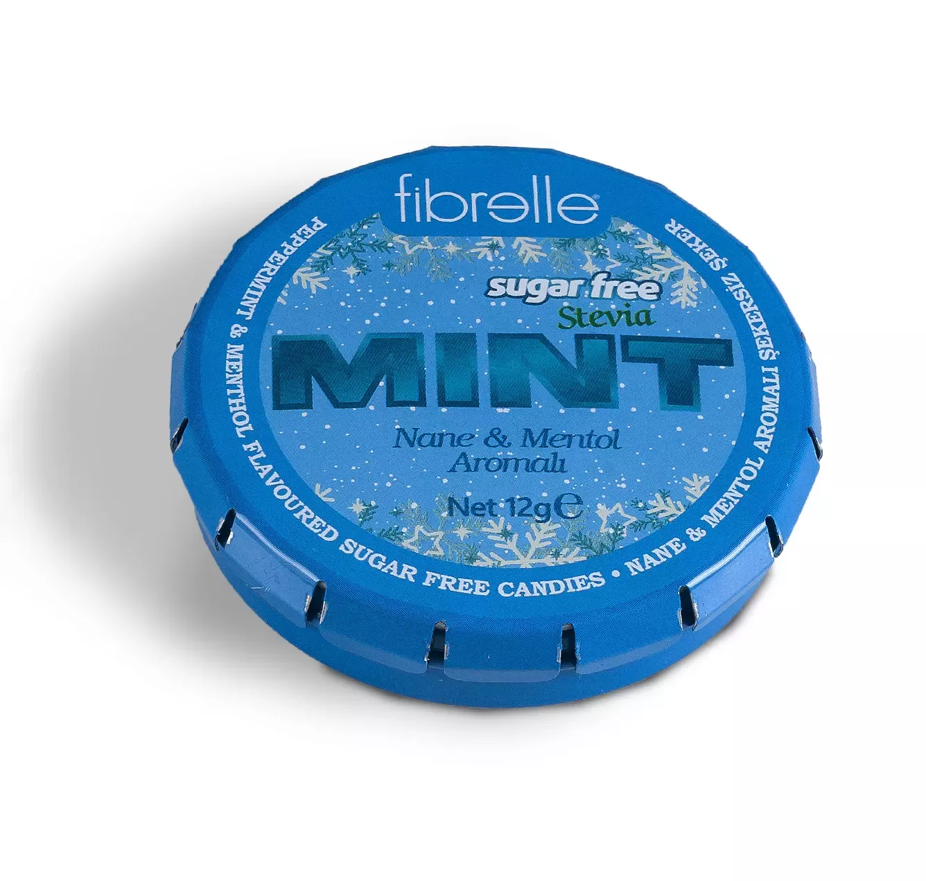 Fibrelle Stevia Nane & Mentol Aromalı Şekersiz Tatlandırıcı 12 gr