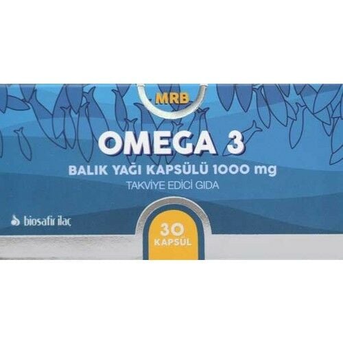 MRB Omega 3 Forte Balık Yağı 1000 mg 30 Kapsül