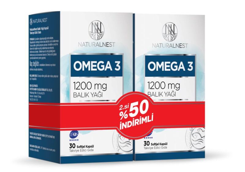 Naturalnest Omega3 30 Kampanya 2 %50 Indırımlı