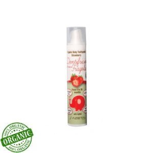 Azetabio Organik bebek Diş Macunu-Çilek 0-36 Ay 50ml