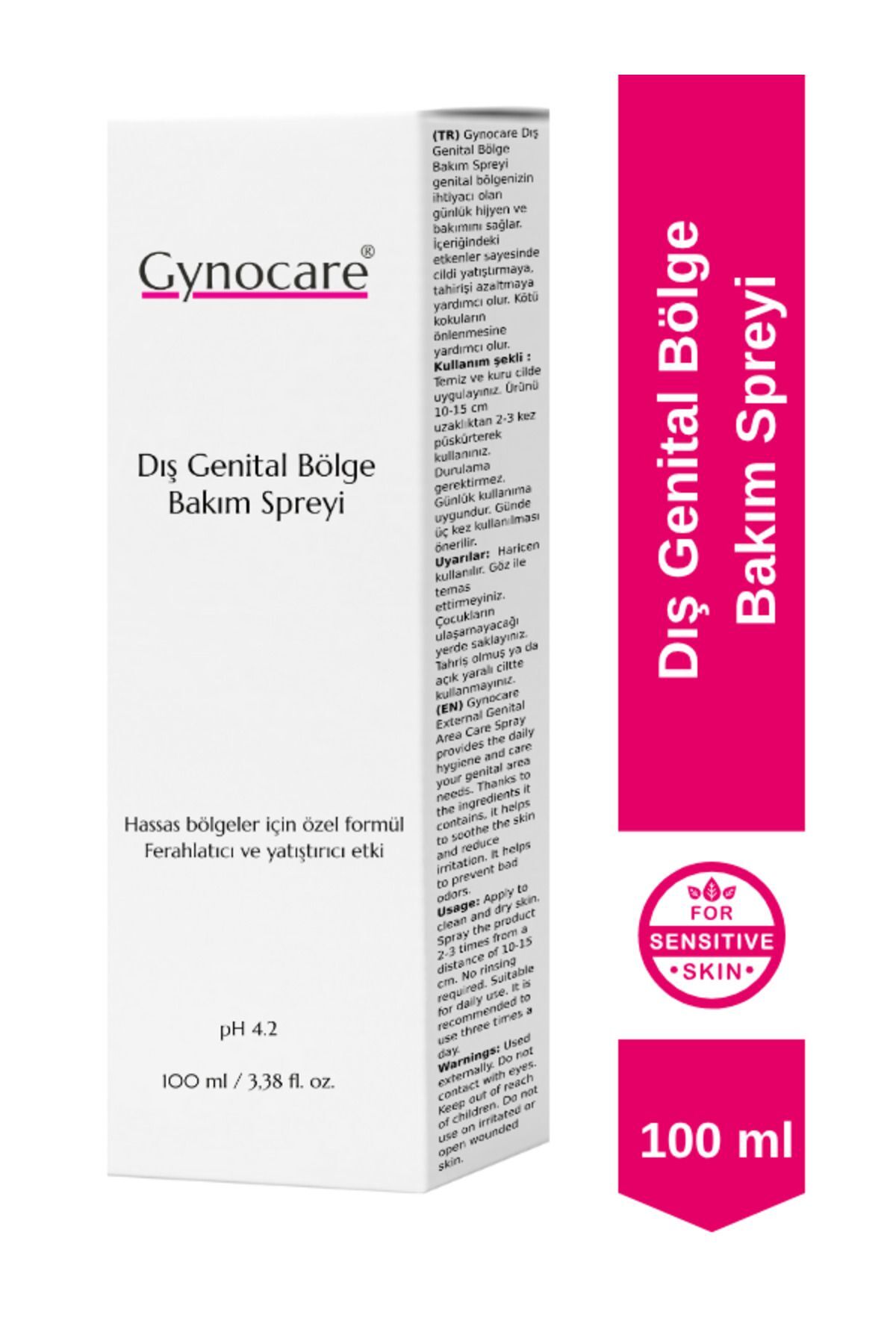 Gynocare Intime Dış Genital Bölge Bakım Spreyi 100 ml