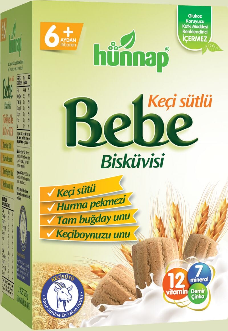 HUNNAP BEBE BISKUVISI KECI SUTLU