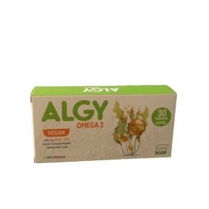 Algy Omega 3 Vegan 500 mg DHA EPA 30 Yumuşak Kapsül