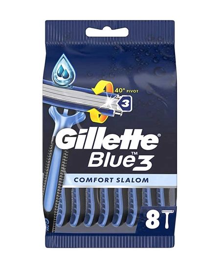Gillette Blue-3 Comfort Slalom Kullan At Tıraş Bıçağı 8'li
