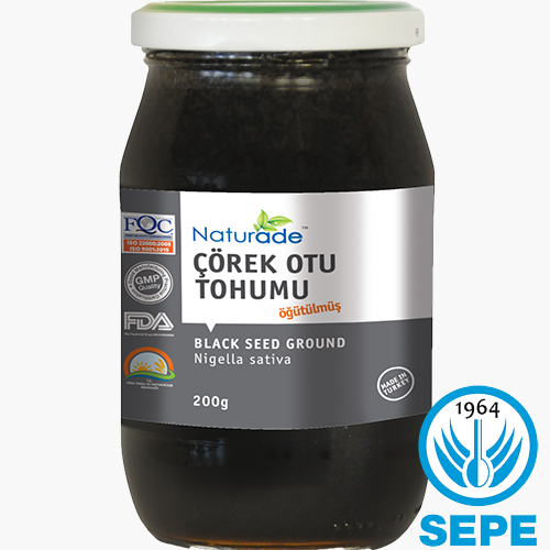 NATURADE Öğütülmüş Çörekotu 200 gr