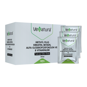 Venatura Methyl Plus Kreatin, Betain, Alfa Gliserofosfokolin ve B Vitaminleri 30 Saşe