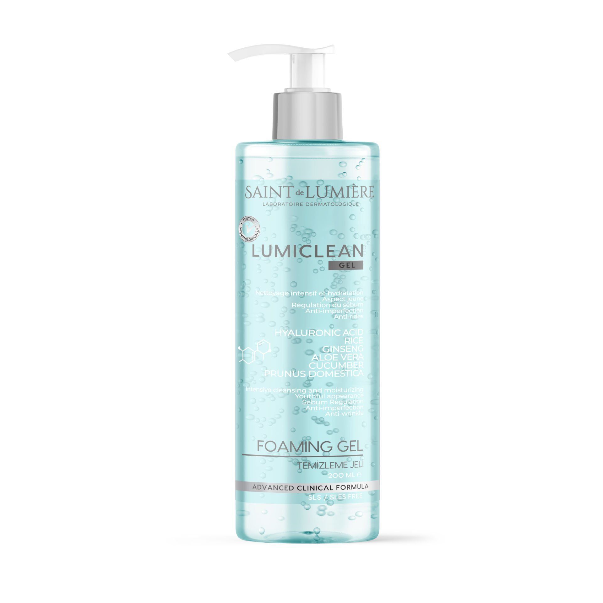 Saint De Lumiere Lumiclean Nemlendirici ve Bariyer Onarıcı Temizleme Jeli 200 ml
