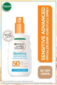Garnier Ambre Solaire Sensitive Advanced Sprey SPF50+ 200 ml