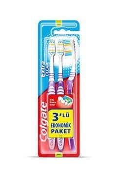 Colgate Extra Clean 3lü Paket Diş Fırçası Orta