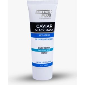 Softto Plus Kil Maskesi Havyar Siyah Maske 100 ml