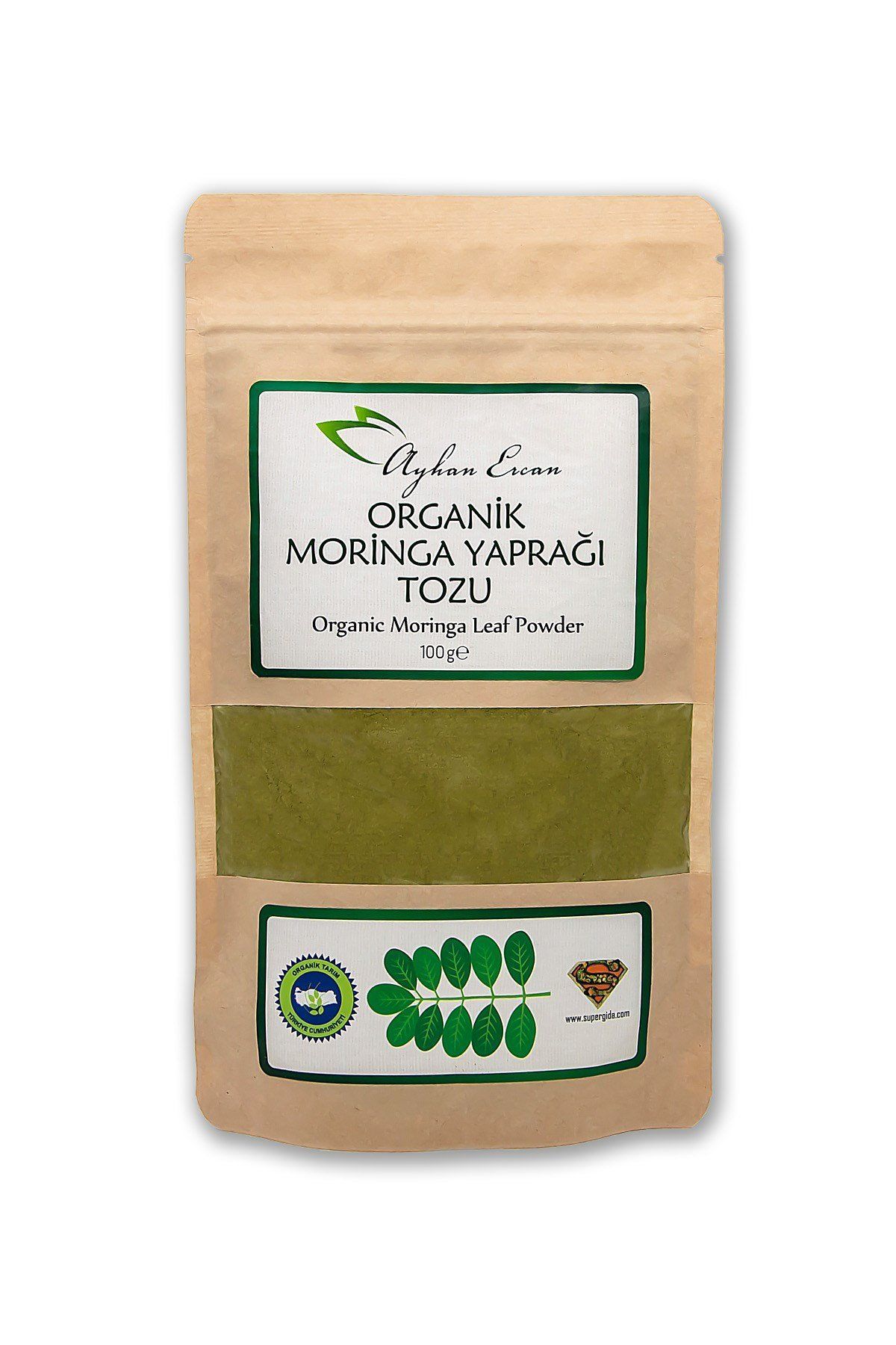 Ayhan Ercan Organik Moringa Yaprağı Tozu 100 gr