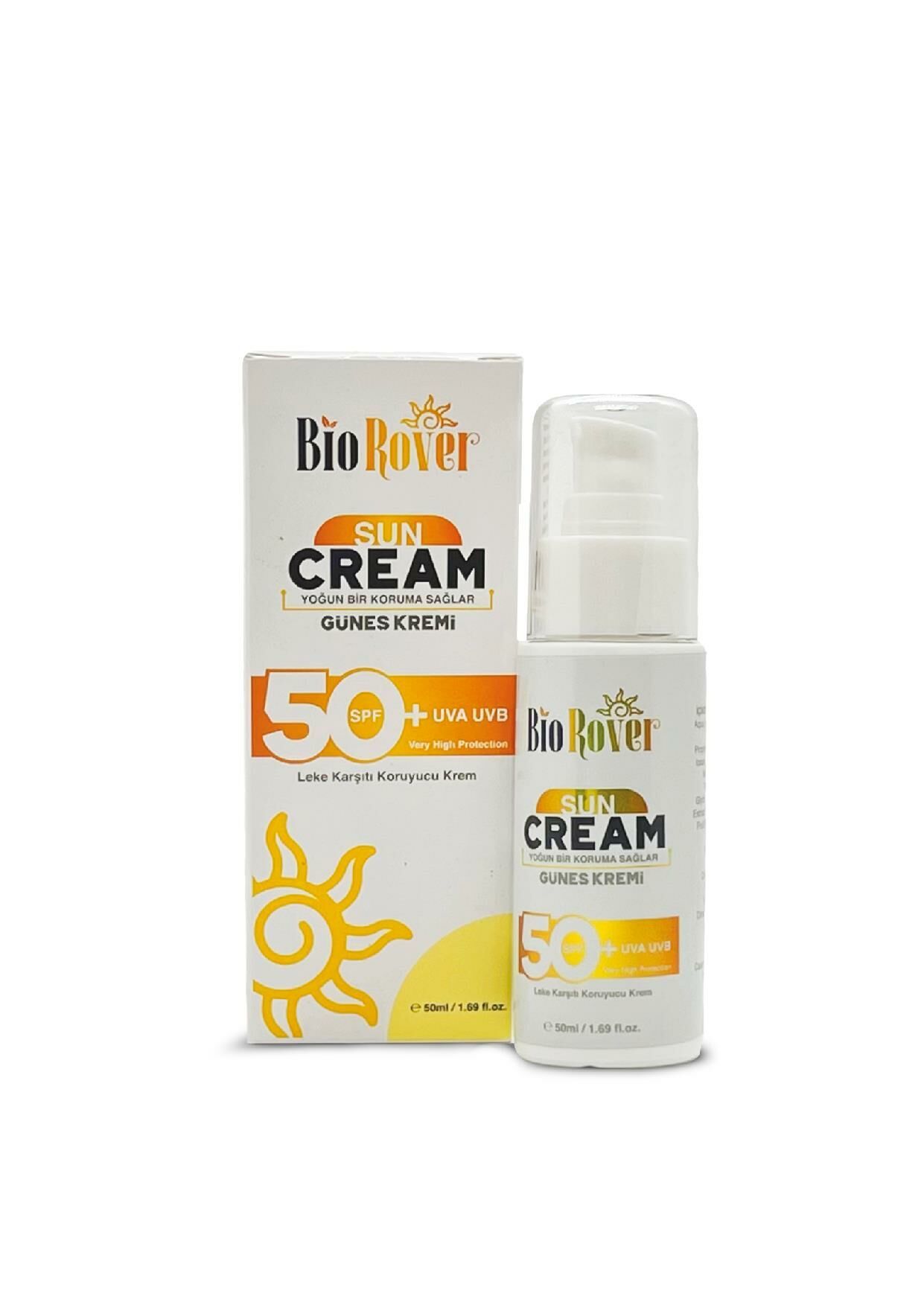 Biorover Lekeli Ciltler İçin Güneş Kremi SPF 50+ 50 ml