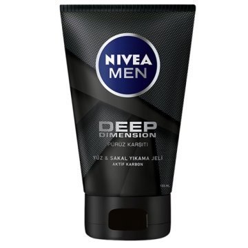 Nivea Men Deep Dimension Pürüz Karşıtı Yüz & Sakal Yıkama Jeli 100ml