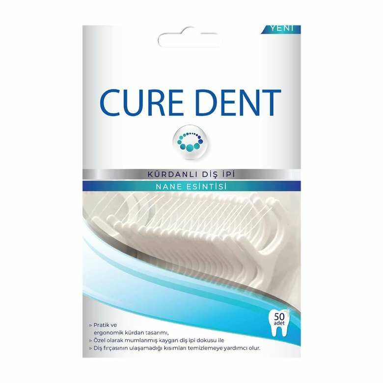 Cure Dent Kürdanlı Diş İpi 50'li
