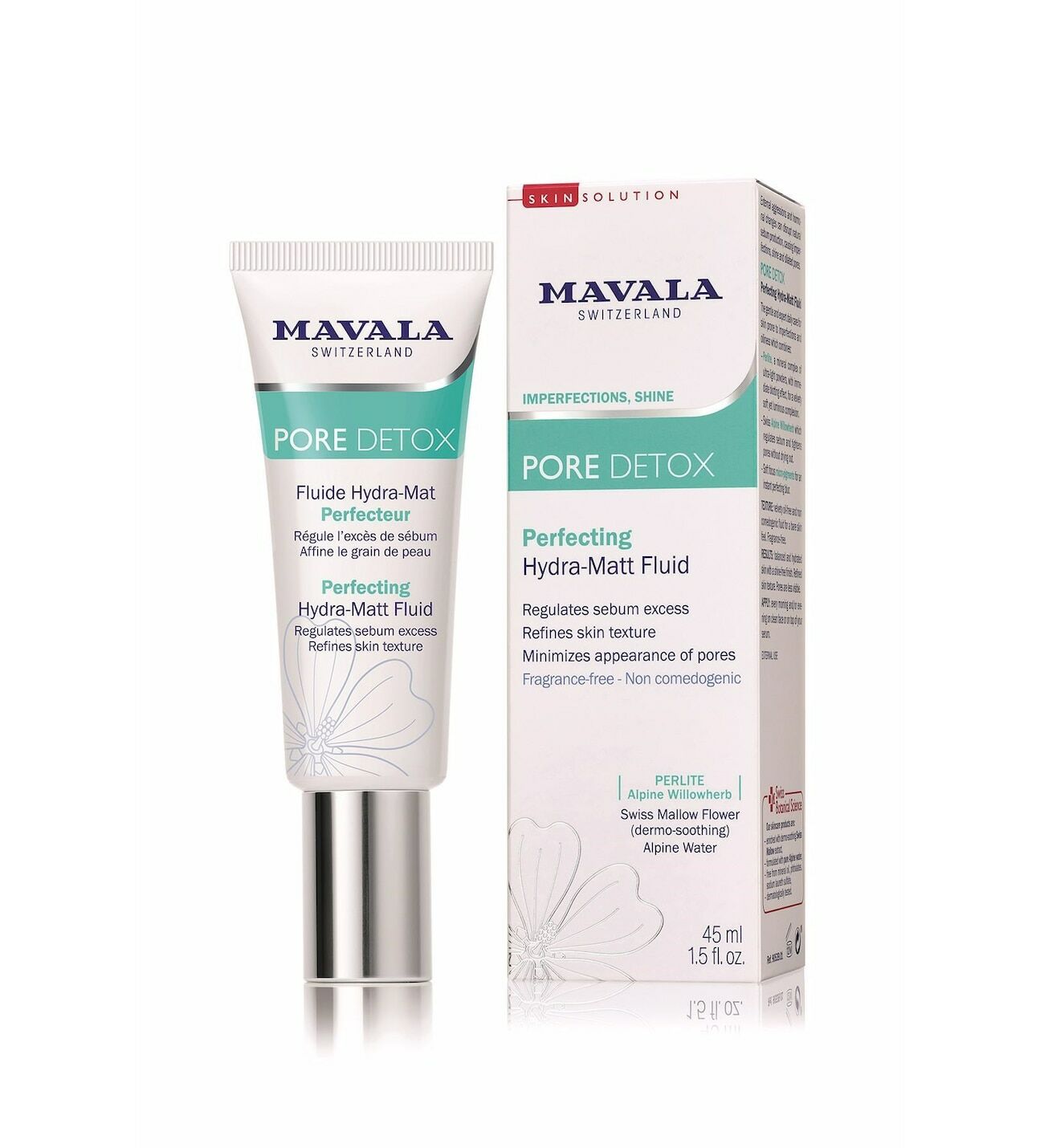 Mavala Pore Detox Fluide Hydra Mat 45 ml