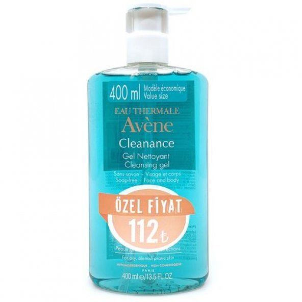 Avène Cleanance Gel Ekonomik Boy 400 ml (112 TL Etiketli)