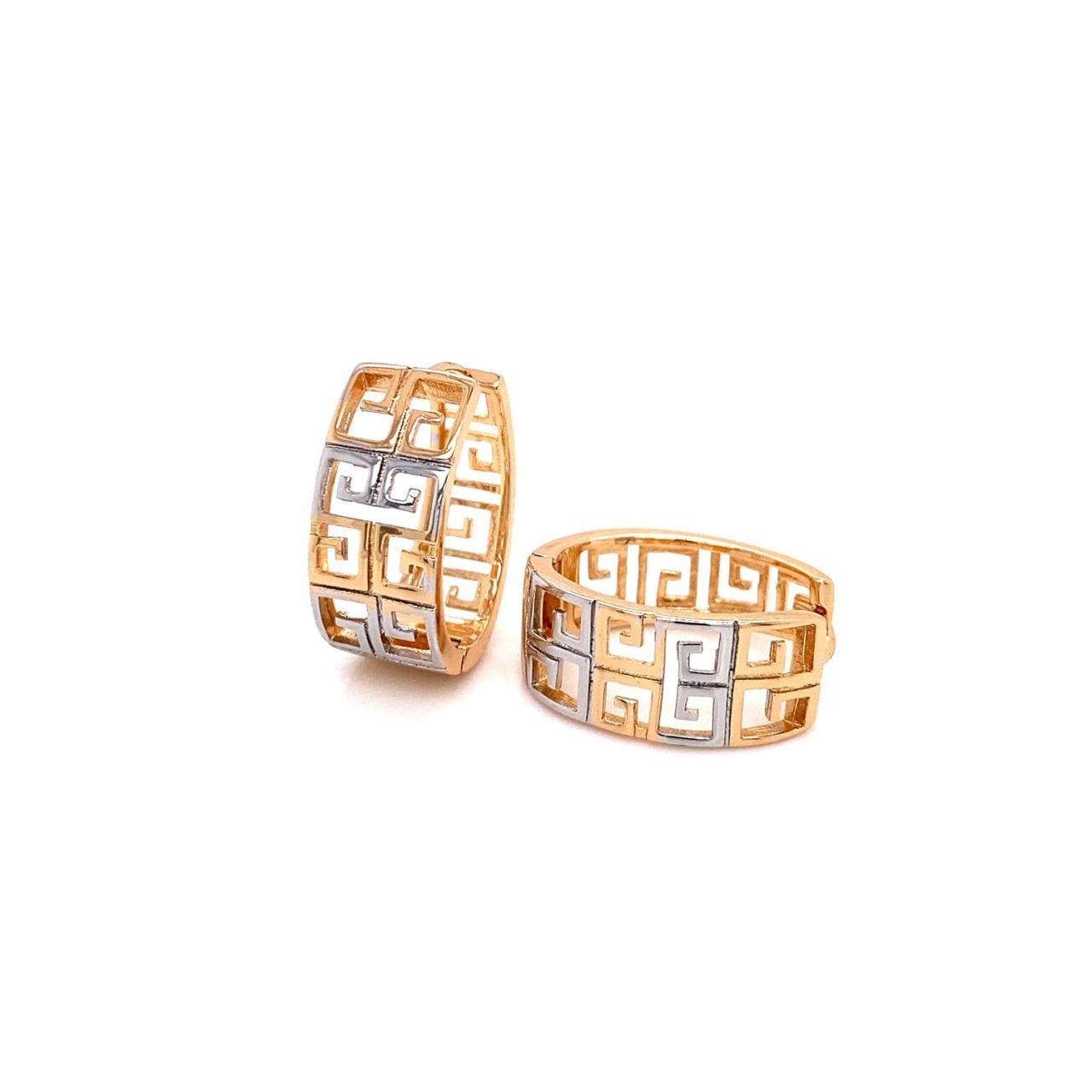 Xuping Geometrik Küpe Gold