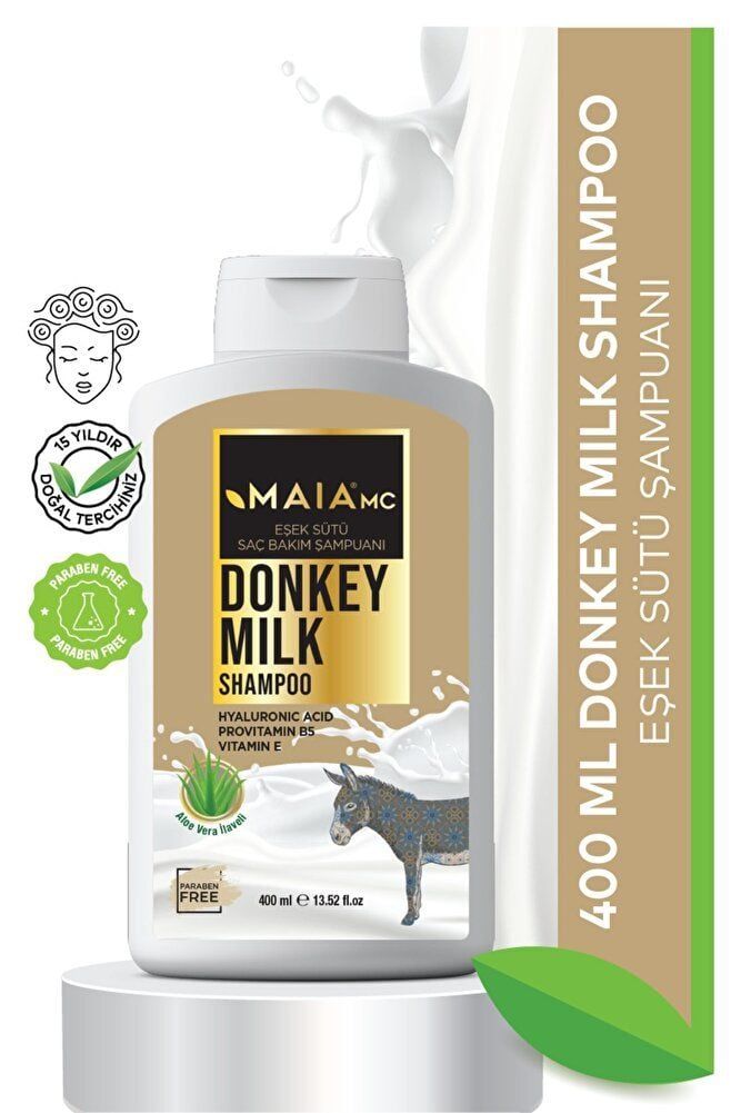 Biorover Donkey Milk Shampoo Eşek Sütü Şampuan 400 ml