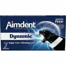 Aimdent Ağız Bakım Doğal Sakız Dynamic Karışık Meyve Aromalı 7 Adet