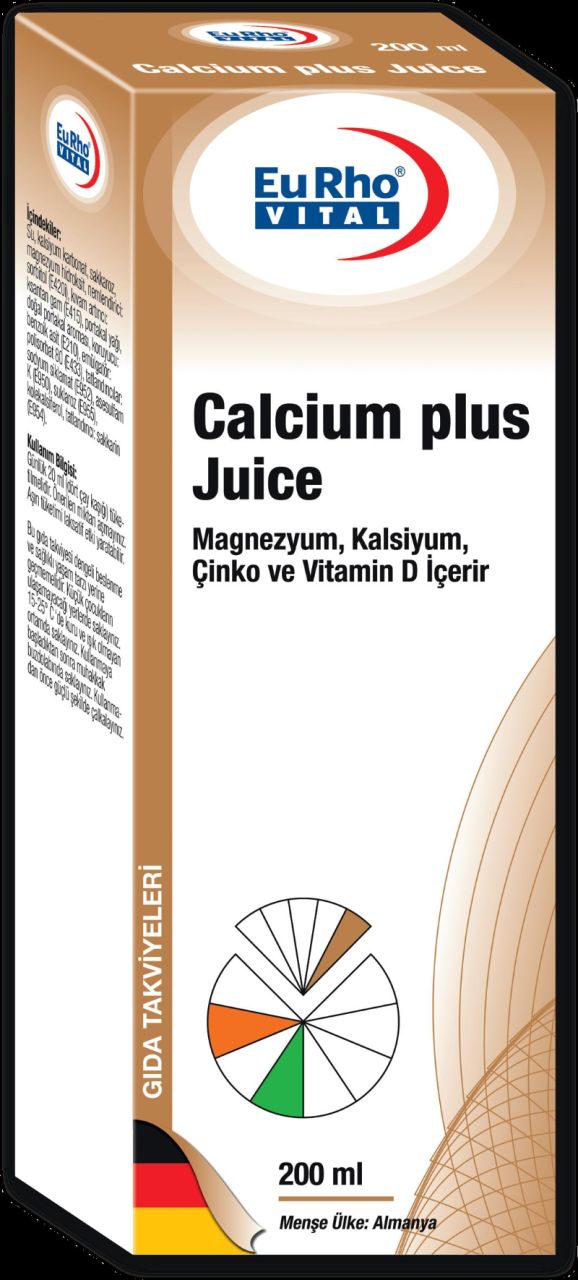 EURHO CAL PLUS JUICE 200ML ŞURUP