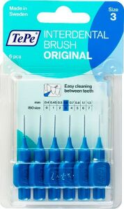 TePe Arayüz Fırçası Blist Mavi 0,6 mm 6'lı No: 3 T183