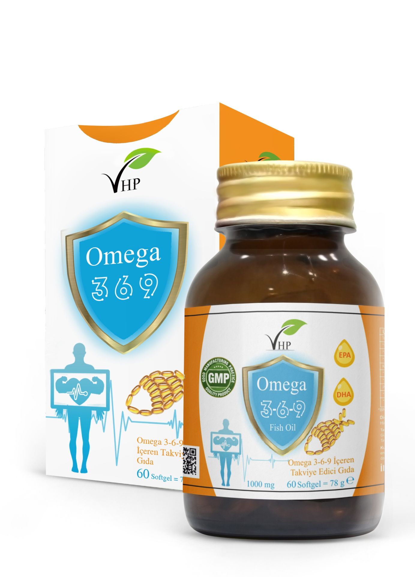 VHP Omega 3-6-9 Balık Yağı Softgel 60'lı