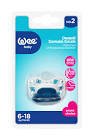 Wee Baby 157 Damaklı Klasik Silikon Emzik 2'li
