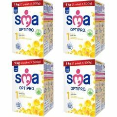 SMA Optipro Probiyotik 1 Bebek Sütü 1000 gr - 4 Adet