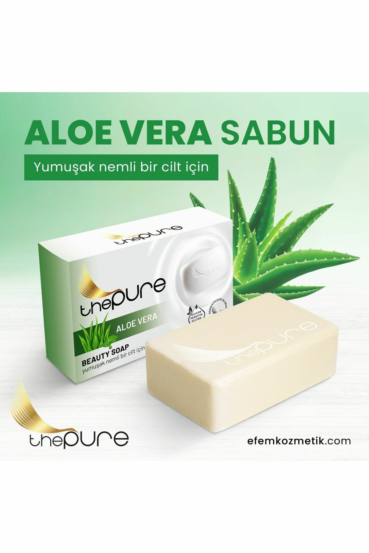 The Purelab The Pure Güzellik Sabunu Aloe Vera 100 gr