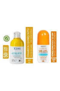 Todays Clinicals Güneş Sütü SPF50+ 100 ml + Nedox Leke Karşıtı Güneş Kremi SPF50 100 ml