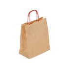 Morpack Burgu Saplı Kraft Çanta 20x10x22 cm 1000 Adet