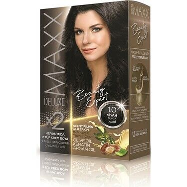 Maxx Deluxe Saç Boyası 1.0 Siyah