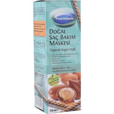 Mecitefendi Organik Argan Yağlı Saç Bakım Maskesi 150 ml