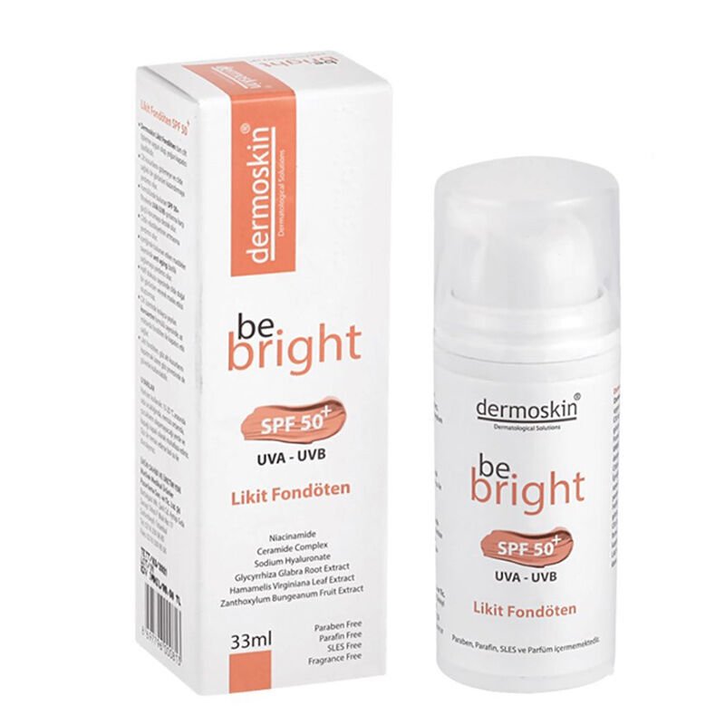 Dermoskin Be Bright Likit Fondöten Light SPF50 33 ml - Eski Ambalaj